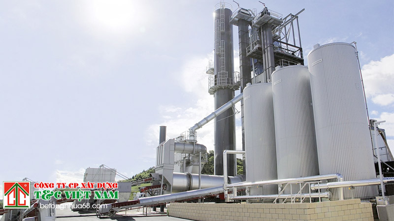 Silo chứa Bitum - Dây chuyền chế biến Bitum