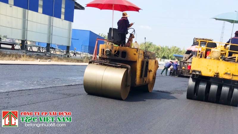 Lu rung giúp tăng cường tuổi thọ mặt đường nhựa asphalt