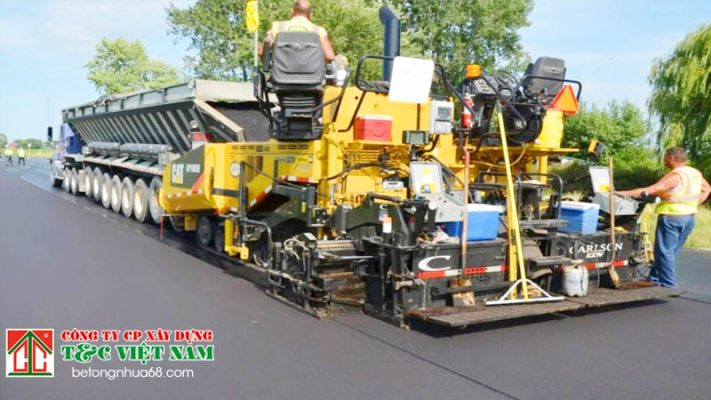 Trình tự thảm asphalt 2025