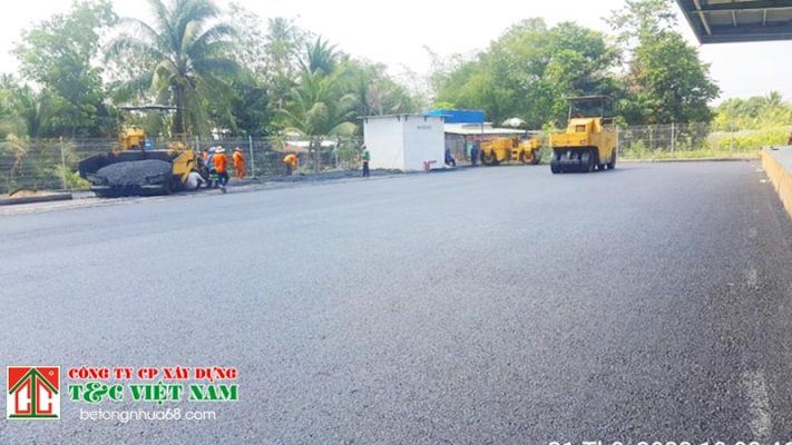 quá trình chuẩn bị trong th icông bê tông nhựa nguội