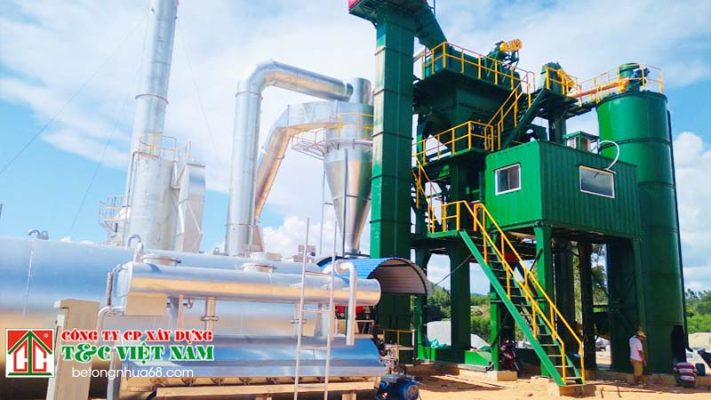 Những ưu thế của trạm trộn bê tông nhựa nóng
