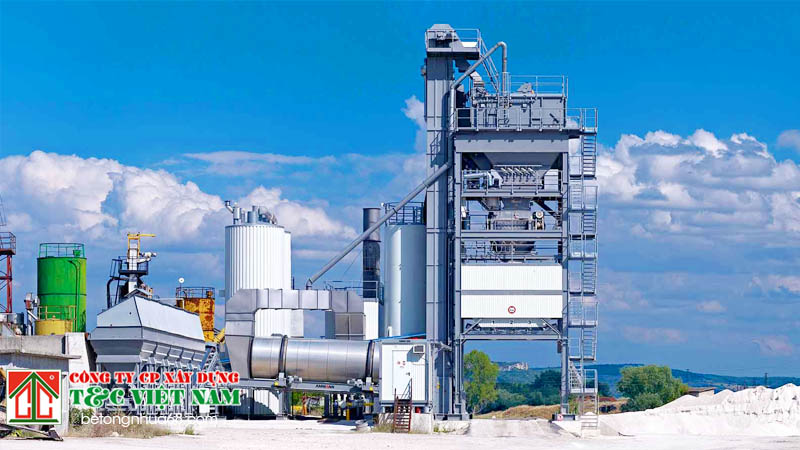 Công tác vận hành trạm trộn asphalt