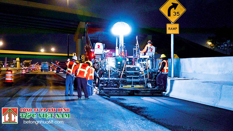 báo giá chi phí thi công thảm bê tông nhựa nóng hà nội