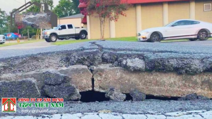 Nguyên nhân hiện tượng đường giao thông bị vênh
