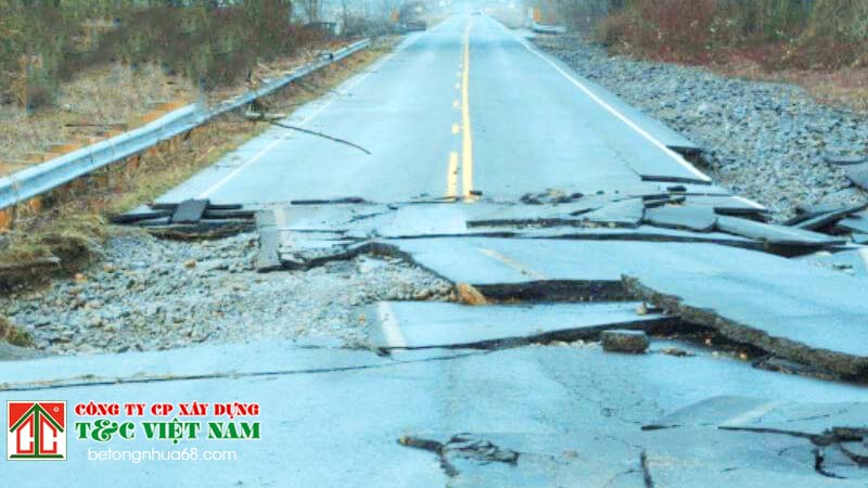 Nguyên nhân chủ yếu đường asphalt vênh là do nhiệt độ