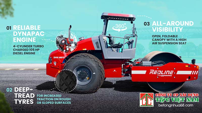 Tổng hợp danh sách 12 loại lu trong thi công nền asphalt