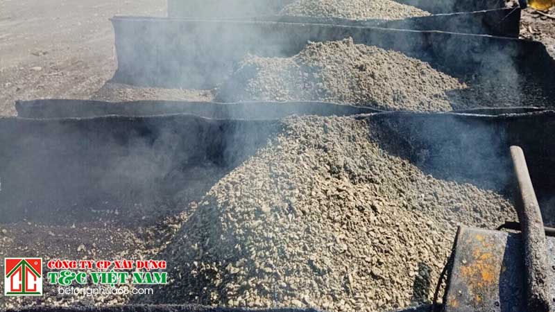hướng dẫn cách thi công bê tông nhựa nóng làm nguội
