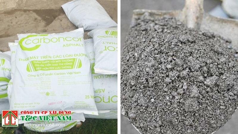so sánh giữa bê tông nhựa nóng và carboncor