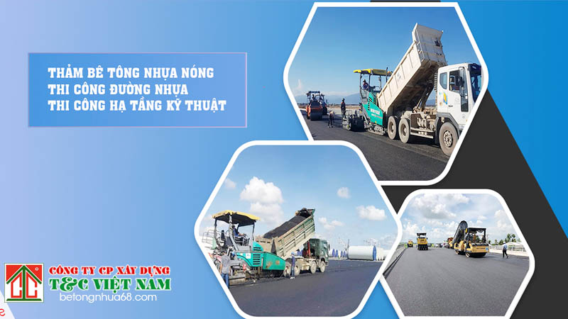 Thảm bê tông nhựa nóng asphalt giá rẻ