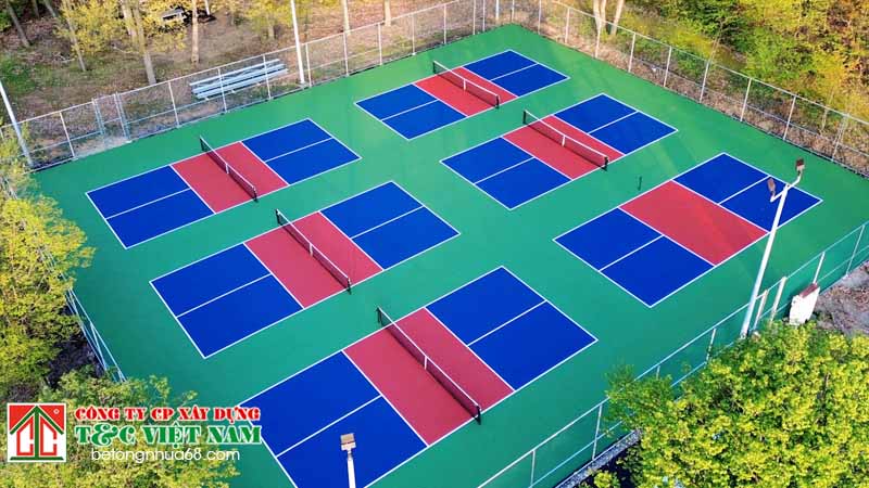 Nhân tố ảnh hưởng đến giá thi công sân pickleball
