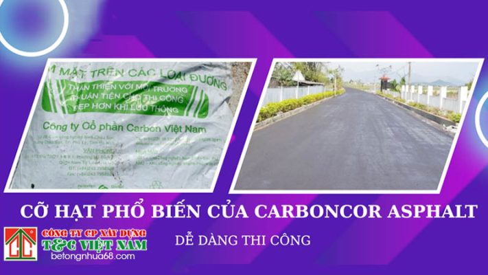 tổng hợp 3 loại cỡ hạt bê tông nhựa