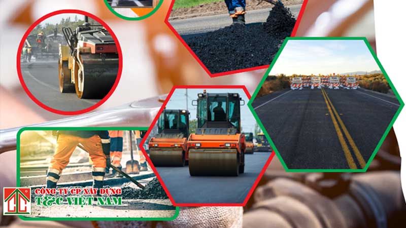 thi công rải thảm bê tông nhựa nóng uy tín, giá rẻ