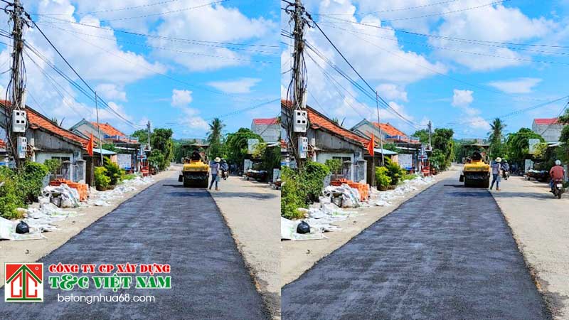 ưu thế chi công thảm bê tông nhựa nóng của T&C Việt Nam