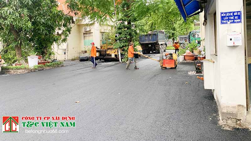 công ty T&C việt nam chuyên nghiệp trong rải thảm đường giao thông
