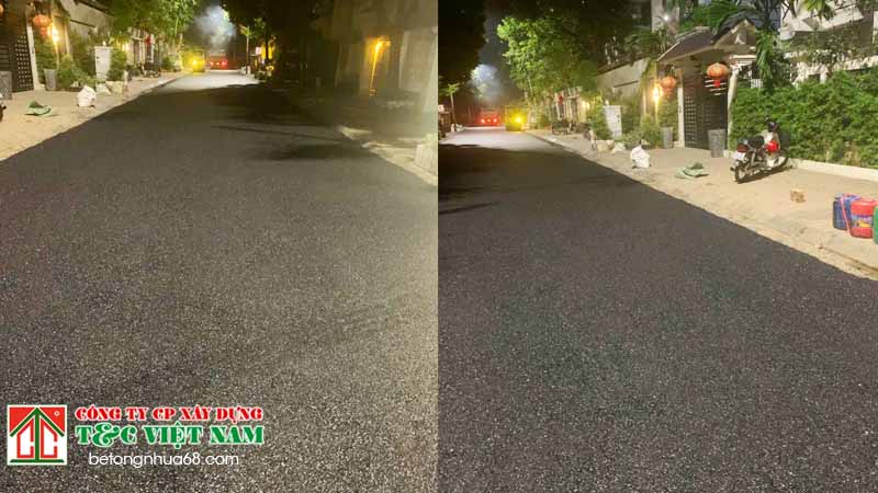 Đơn vị thi công rải thảm bê tông nhựa nóng ở phường Dương Nội, Hà Nội