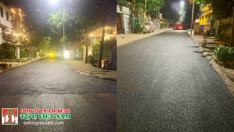 Giới thiệu dự án thi công asphalt tại văn khê, phường Dương Nội
