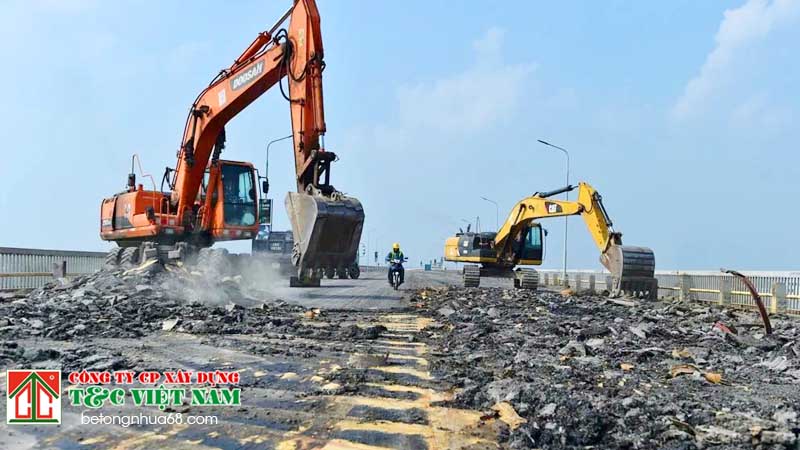 những yêu cầu về sửa chữa lớp mặt đường bê tông nhựa trên cầu