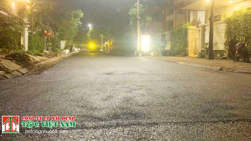 các lưu ý trong thi công rải thảm nhựa đường