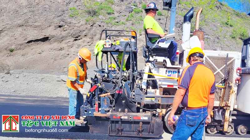 T&C việt nam đảm bảo quy trình thi công thảm bê tông nhựa nóng