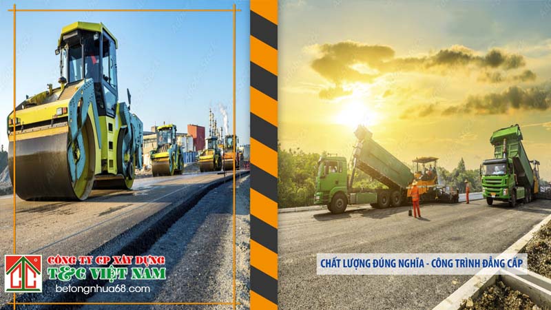 Thi công thảm bê tông nhựa 3 lớp đúng kỹ thuật dày bao nhiêu cm?