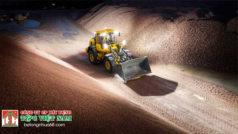 phân loại xúc lật trong thi công thảm bê tông nhựa nóng