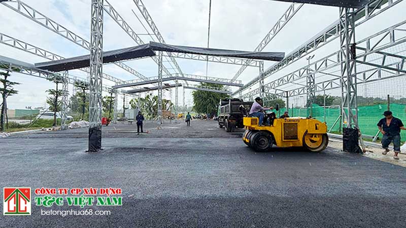 Nhiệt độ của thảm asphalt là gì?