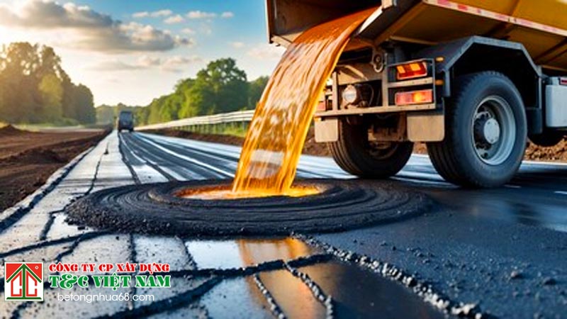 các bước thi công rải thảm asphalt chuyên nghiệp của t&C việt nam