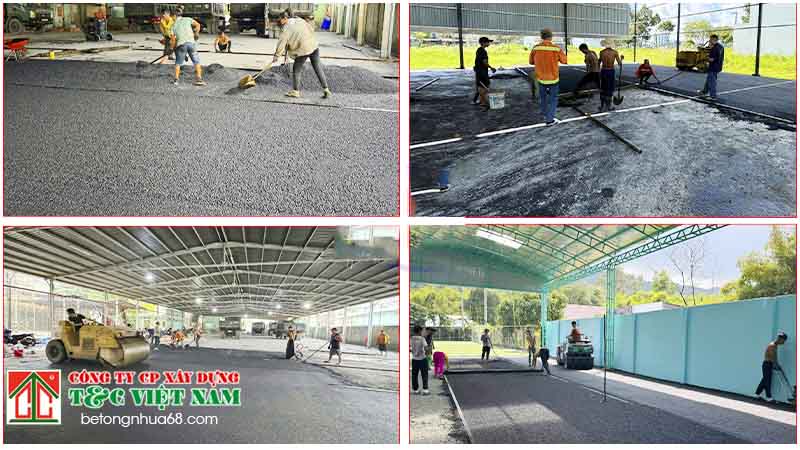 Đánh giá ưu nhược điểm nền sân thể thao bằng bê tông nhựa nóng