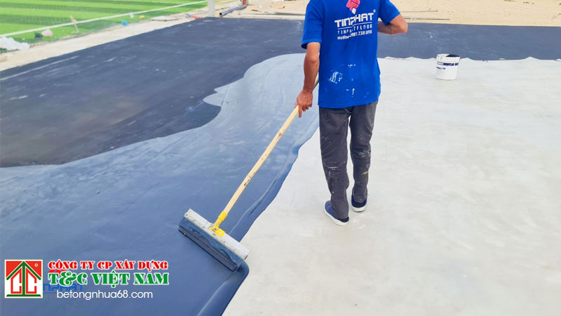 Đánh giá về thi công nền picklball trên nền xi măng