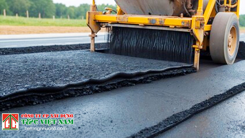 các mưucs độ tiêu chuẩn trong thi công trải thảm nhựa đường