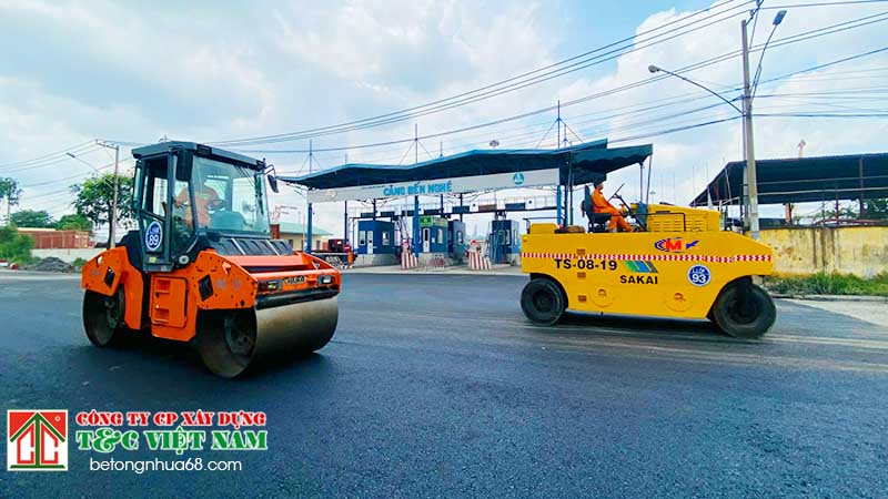 yếu tố cấu thành nên chi phí rải thảm nhựa đường
