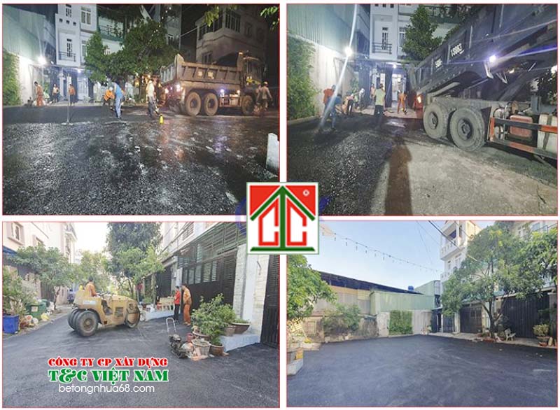 tổng quan về công tác thi công thảm mặt đường asphalt
