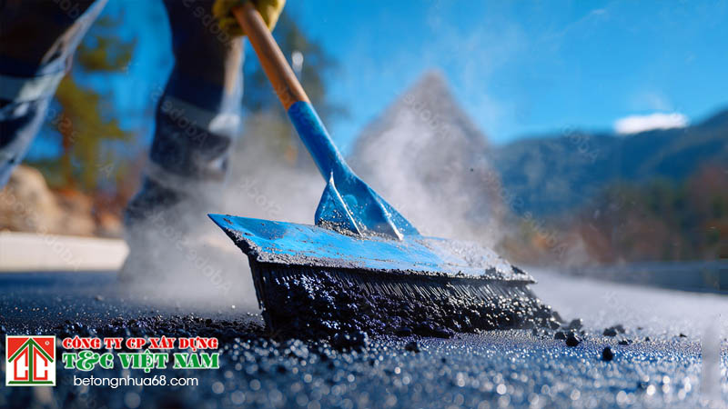 Lưu ý trong quá trình rải thảm bê tông nhựa