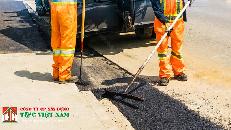 Thi công asphalt nguội thân thiện môi trường, đáp ứng xu hướng xanh