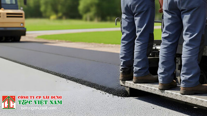 Vì sao nên lựa chọn T&C Việt Nam là đơn vị thi công đường nhựa tại Cầu Giấy?