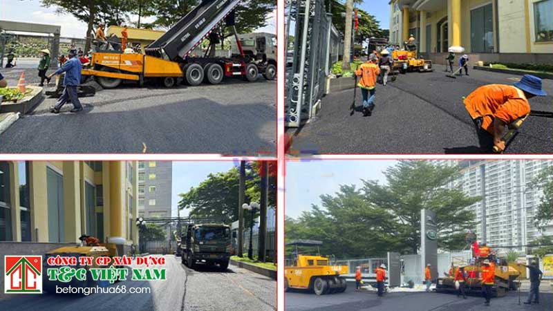 Quy trình vệ sinh công trình sau thi công Asphalt tại miền bắc