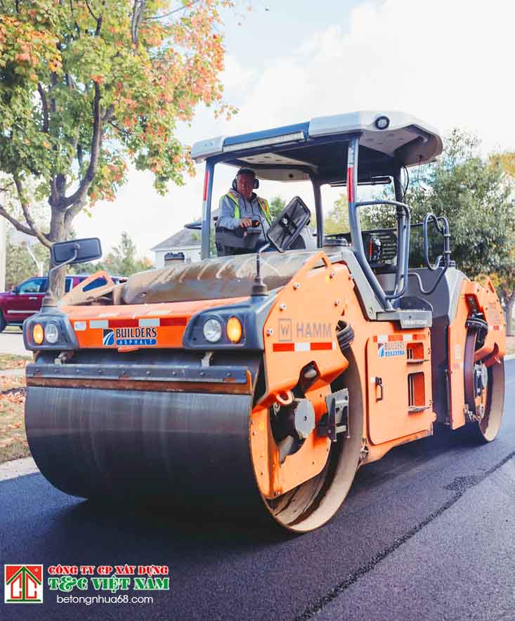Thi công thảm bê tông nhựa nóng phường Lĩnh nam chất lượng cao