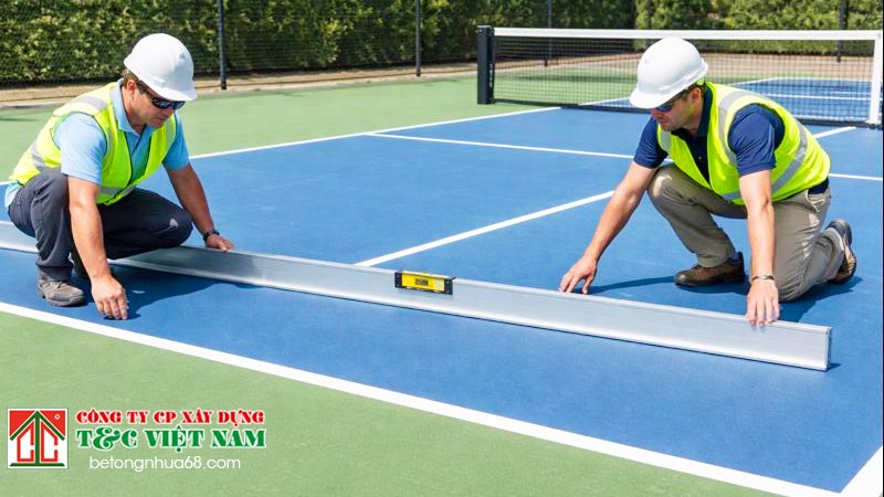 Tại sao cần kiểm tra chất lượng mặt sân pickleball?