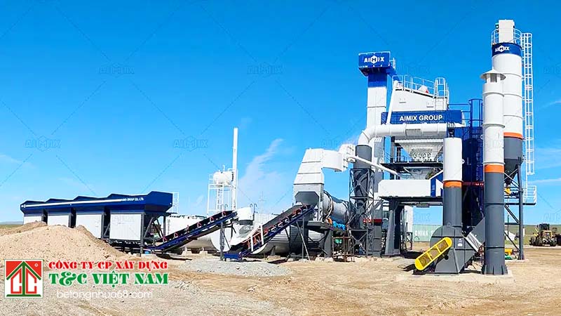 Giới thiệu tổng quan về trạm trộn asphalt