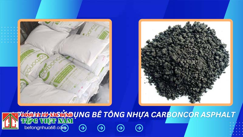 vật liệu bê tông nhựa nguội carboncor asphalt