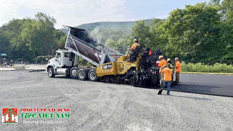 Các thiết bị chính trong dây chuyền thảm bê tông nhựa
