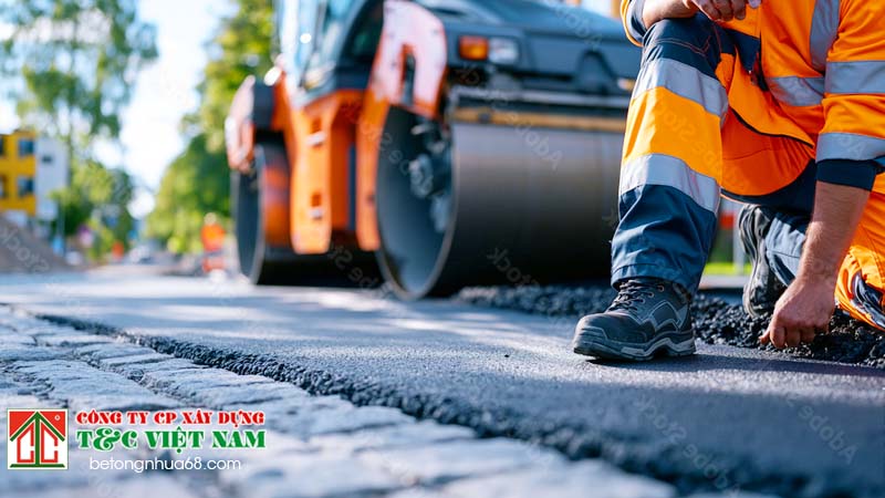 Quy trình thi công bê tông nhựa chuyên nghiệp tại văn miếu - quốc tử giám