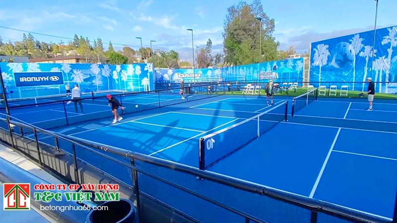 Báo giá thi công sân Pickleball trọn gói tại miền Bắc