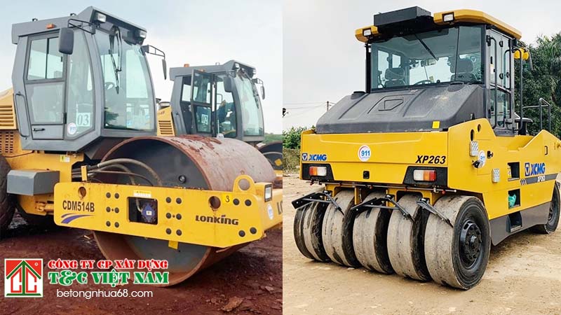 Khác nhau về phương pháp đầm nén giữa máy lu rung và máy lu tĩnh