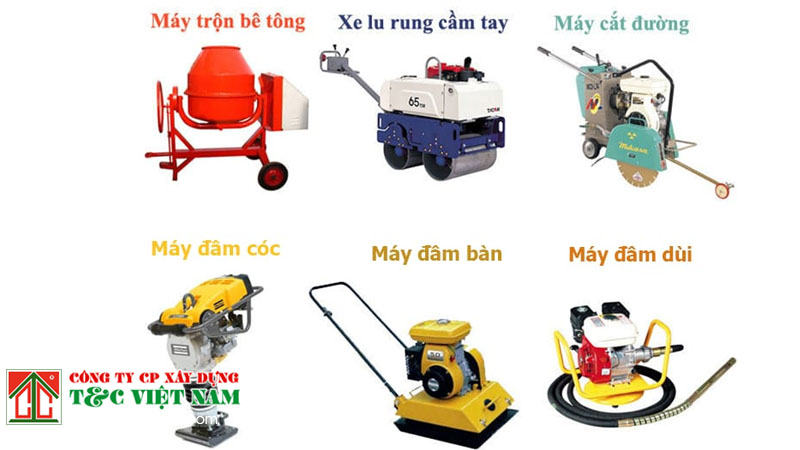 Động cơ đốt trong trong các loại máy xây dựng