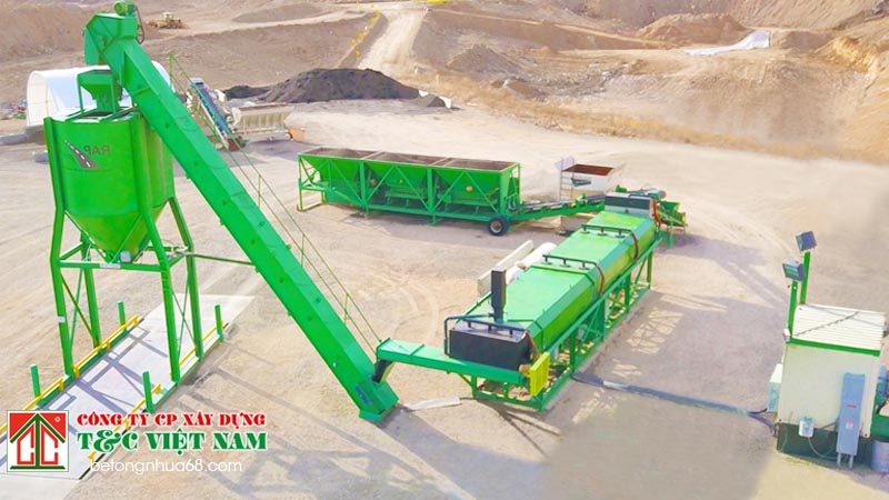 Giải pháp kiểm soát phát thải cho trạm trộn Asphalt