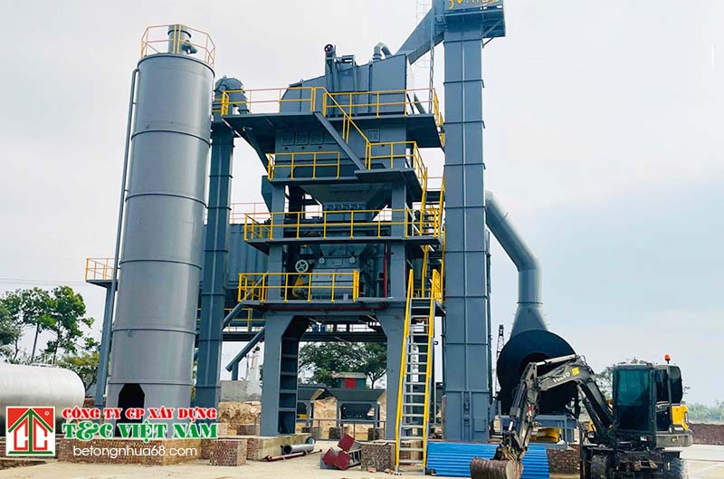 Đặc điểm nổi bật của trạm trộn bê tông nhựa nóng XCMG là gì