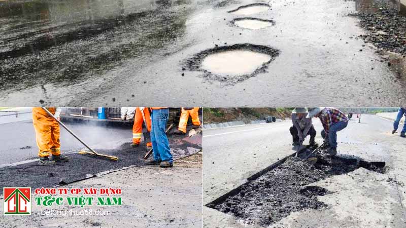 Quy trình thi công dặm vá đường nhựa đạt chất lượng